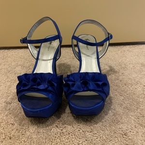 Blue Elegant Heels